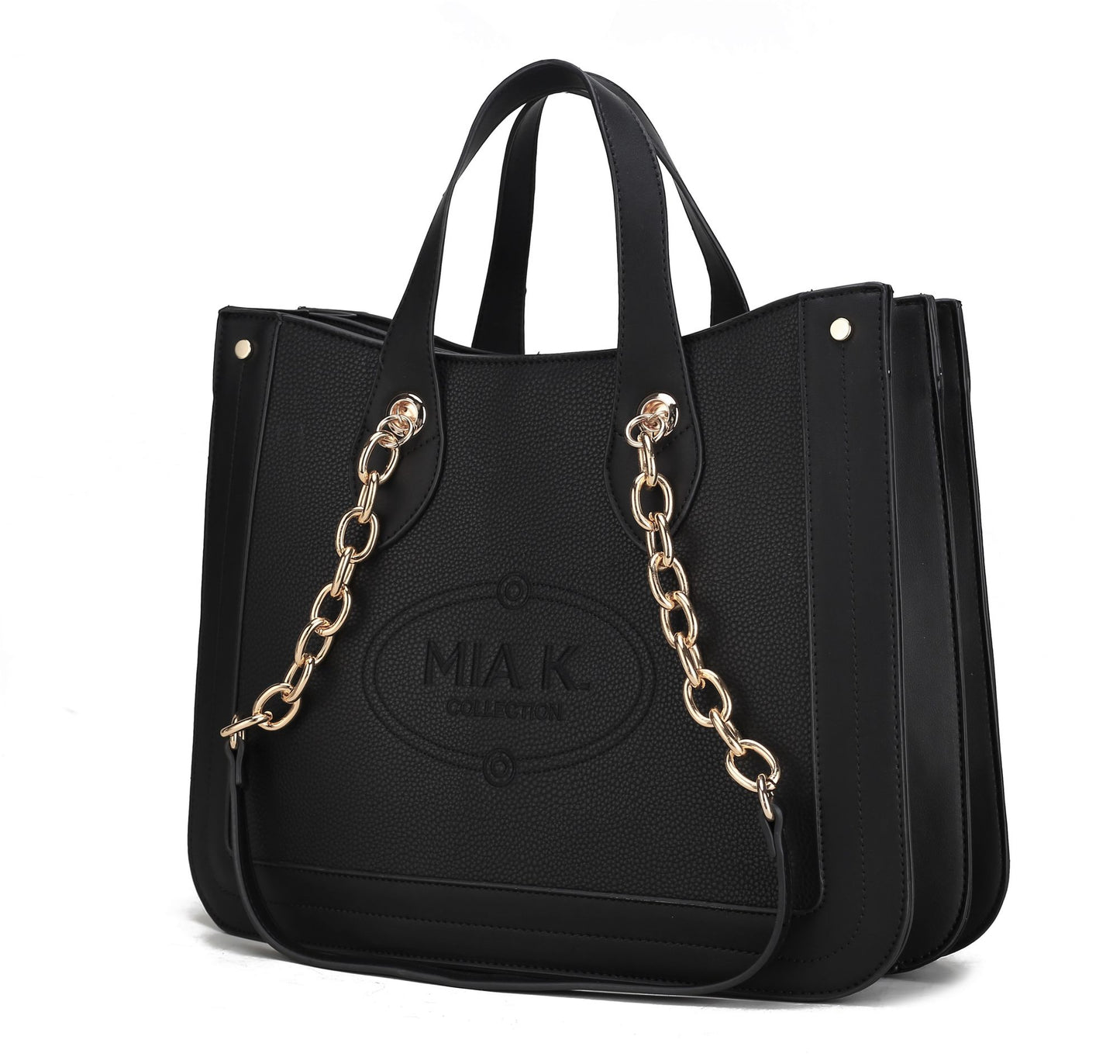 MKF Collection Stella Tote Handbag Vegan Leather Crossover Women by Mia k