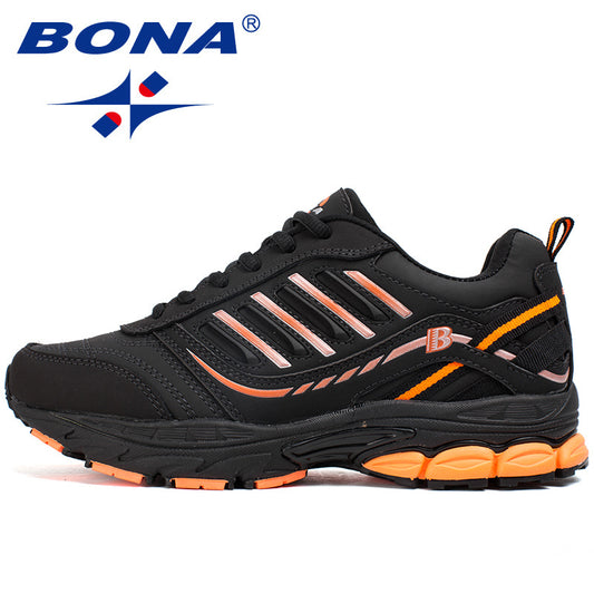 BONA New Hot Style Women Running Shoes Outdoor Activities Sport Shoes Lace Up Popular Sneakers Comfortable Athletic Shoes Ladies