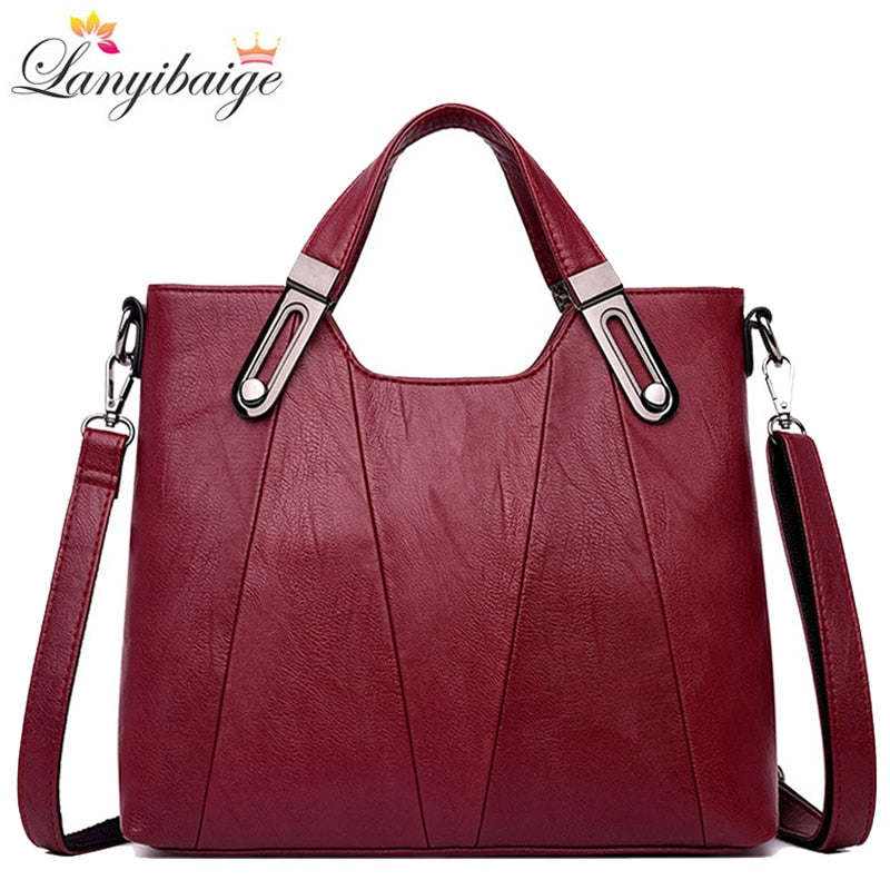 Brand Luxury Handbags Women Bags Designer Pu Leather Handbag Leisure Crossbody Bags