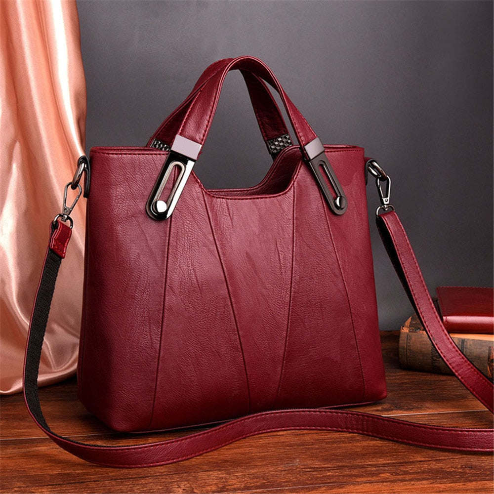 Brand Luxury Handbags Women Bags Designer Pu Leather Handbag Leisure Crossbody Bags