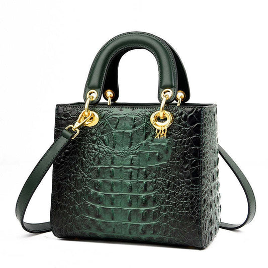 Quality Luxury Brand Designer Leather Shoulder Bag for Women Hand Bag Crocodile Totes Purses Ladies Messenger Handbag